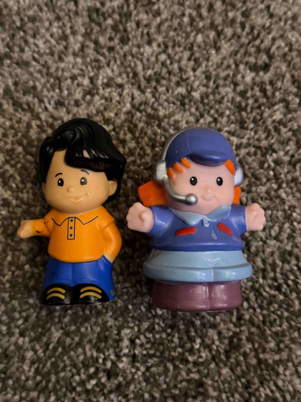 Fisher-Price Orange & Purple Little People Figures Set